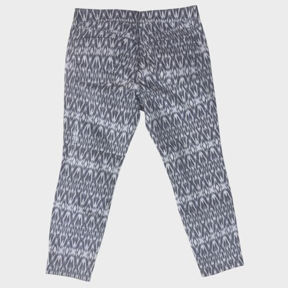 Ann Taylor LOFT Womens Gray Print Pattern 6P Modern Ankle Pants - Picture 5 of 8